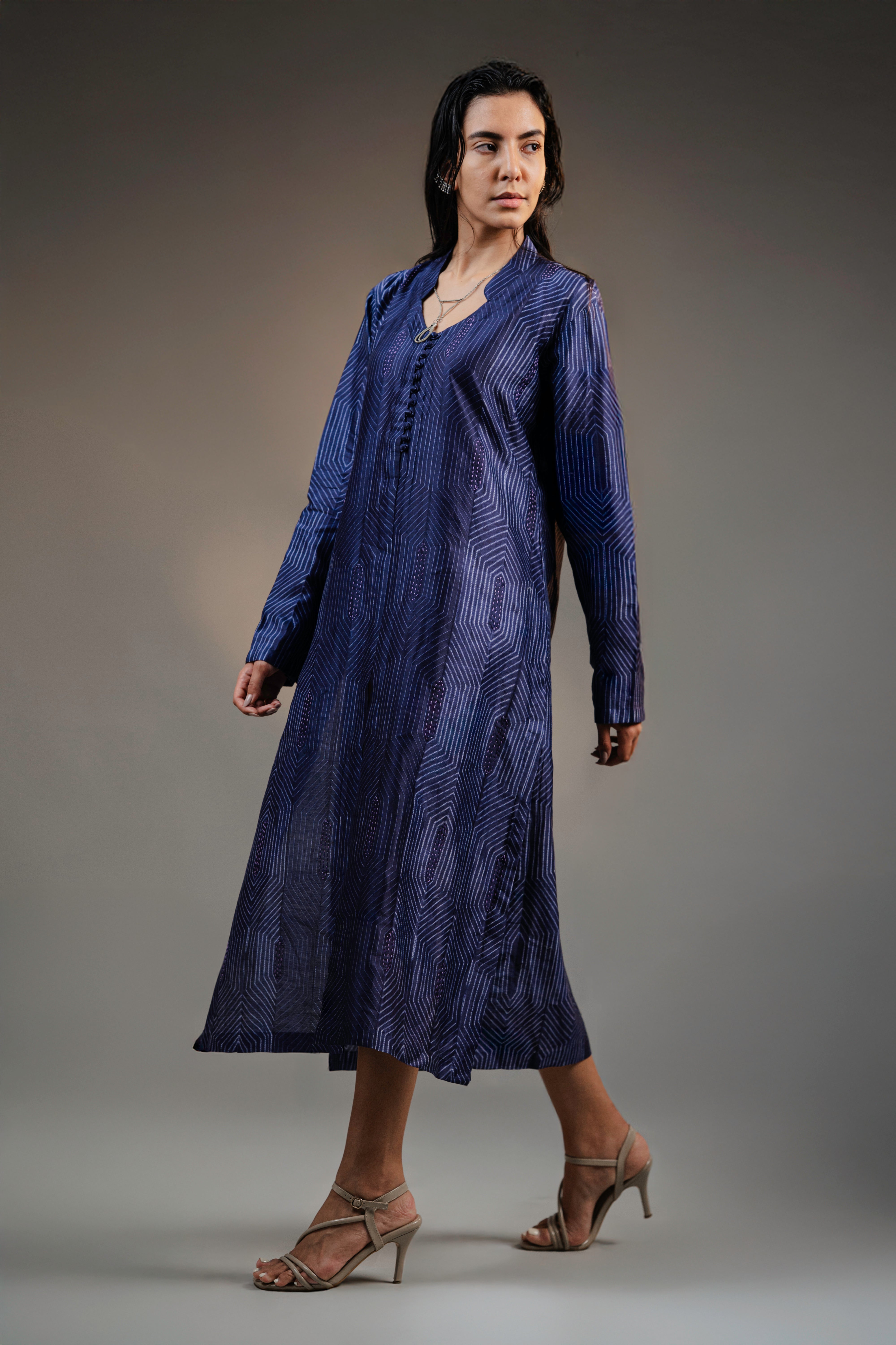 Celestial Prism - Shibori Kurta
