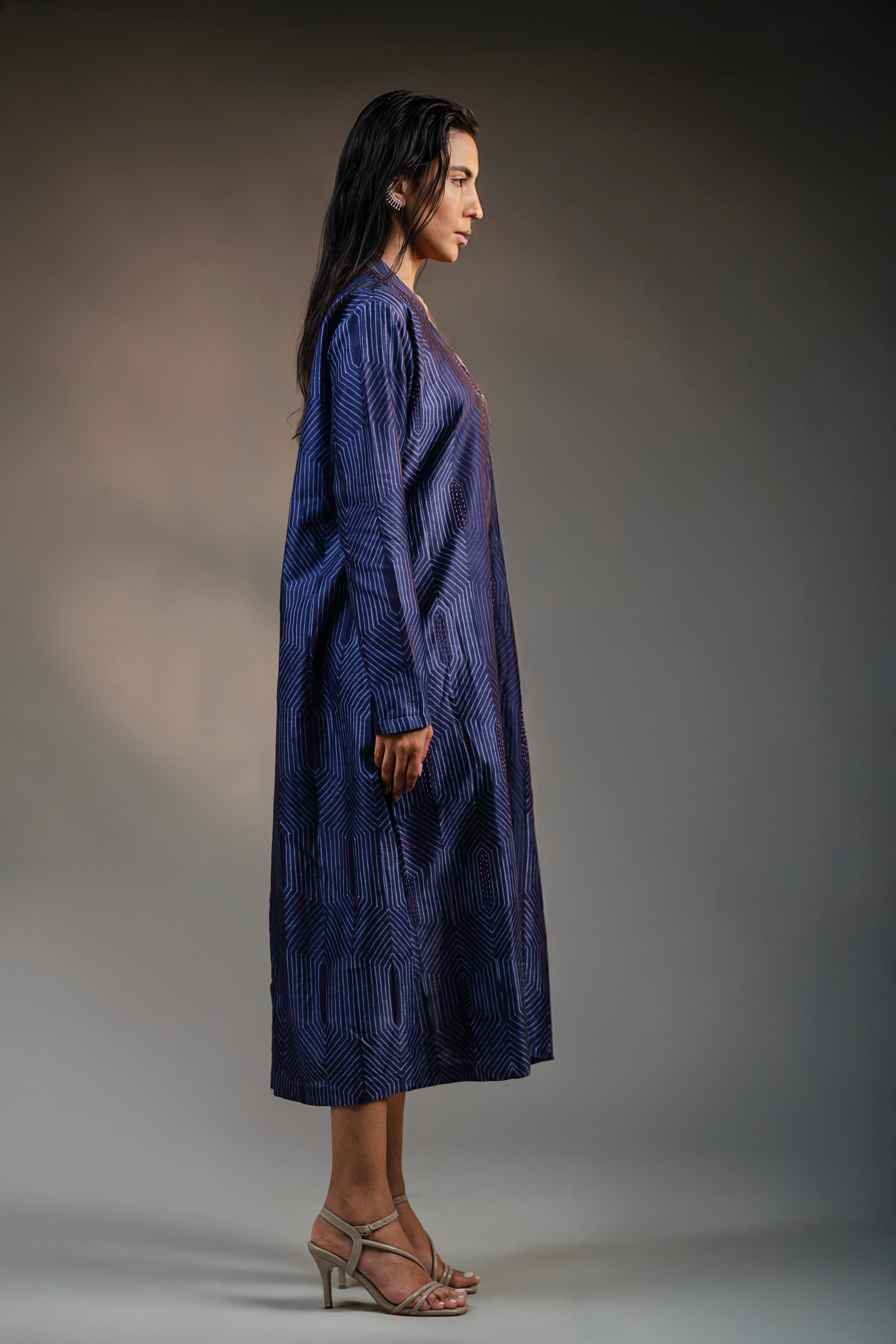 Celestial Prism - Shibori Kurta