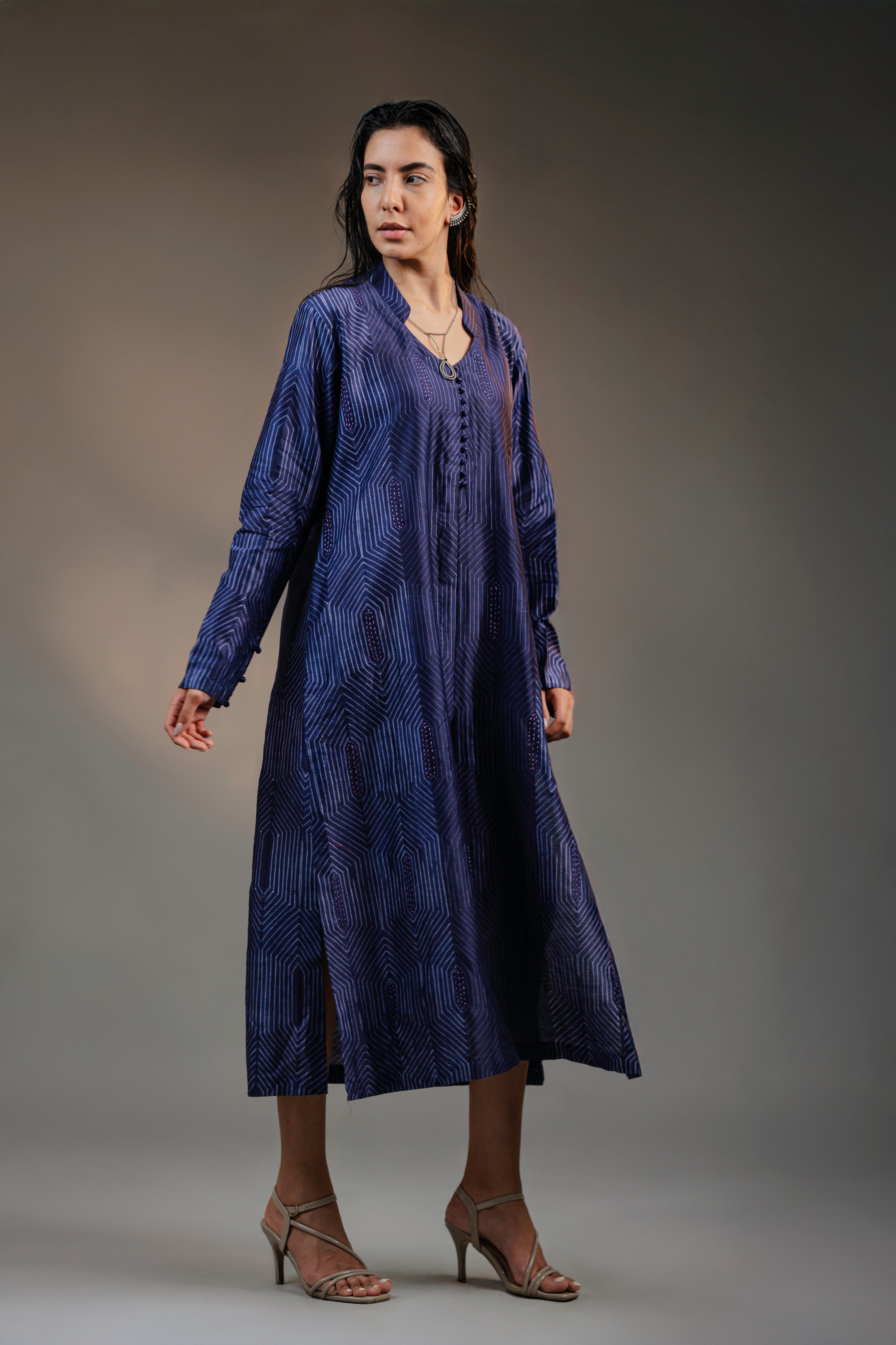Celestial Prism - Shibori Kurta