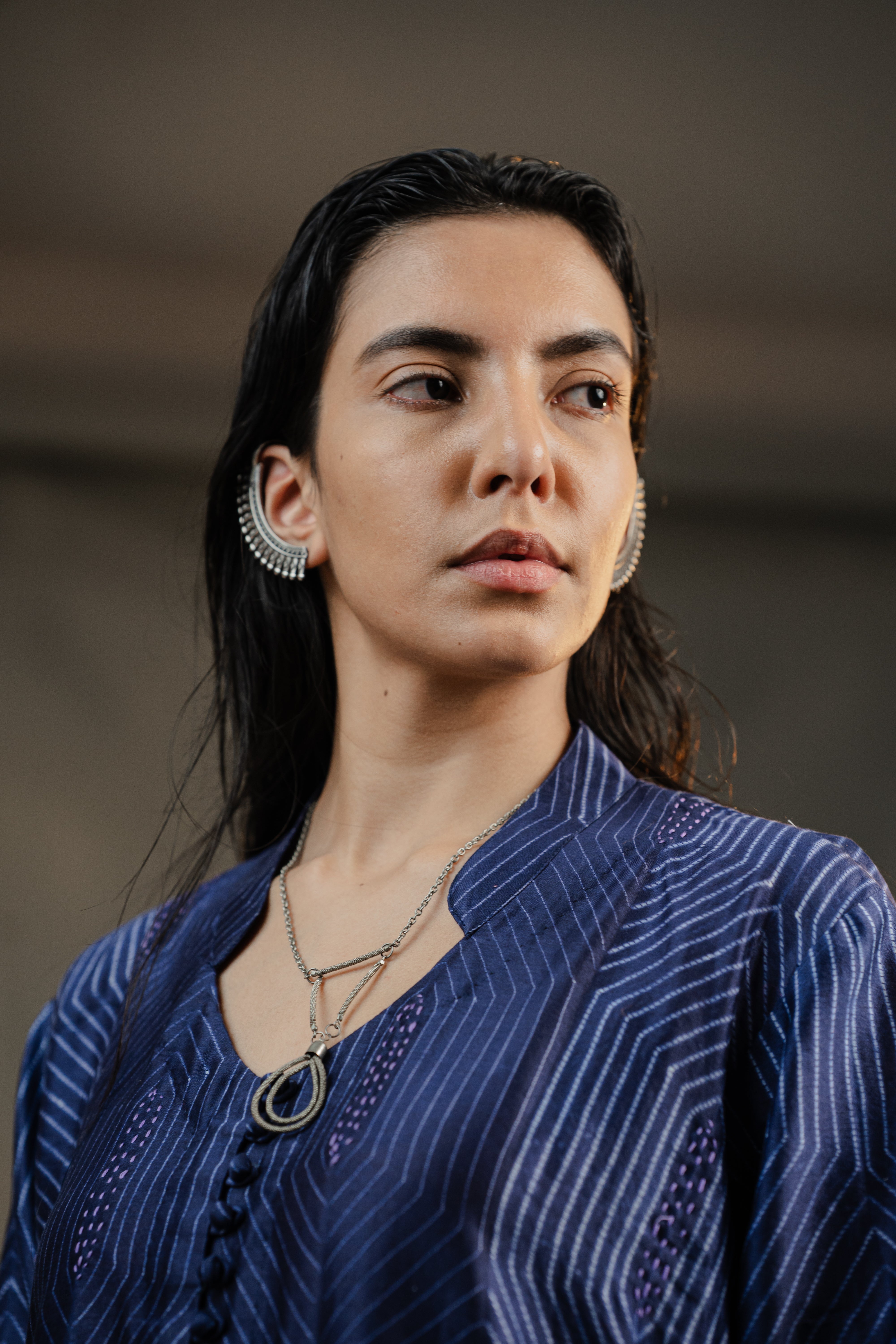 Celestial Prism - Shibori Kurta