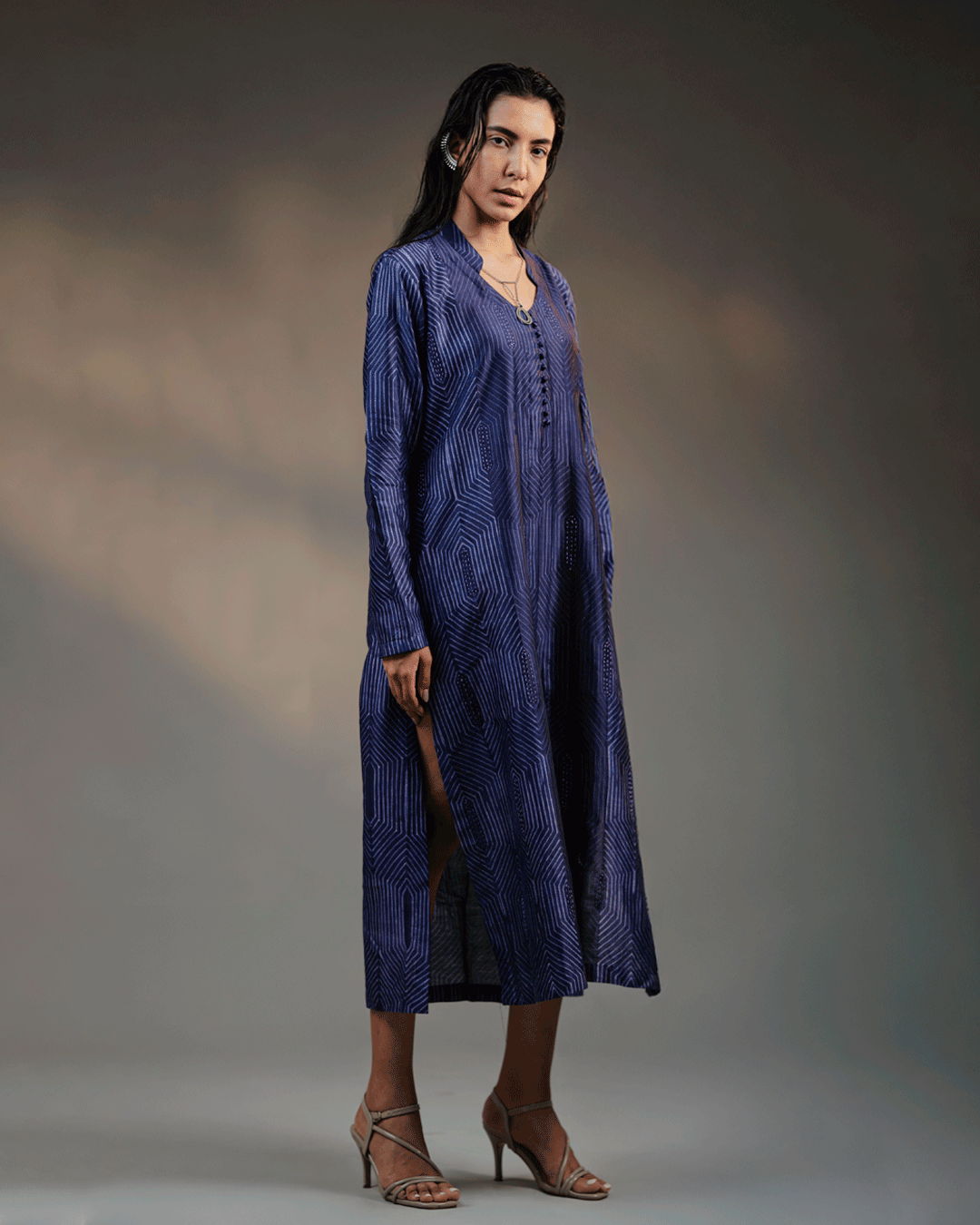Celestial Prism - Shibori Kurta