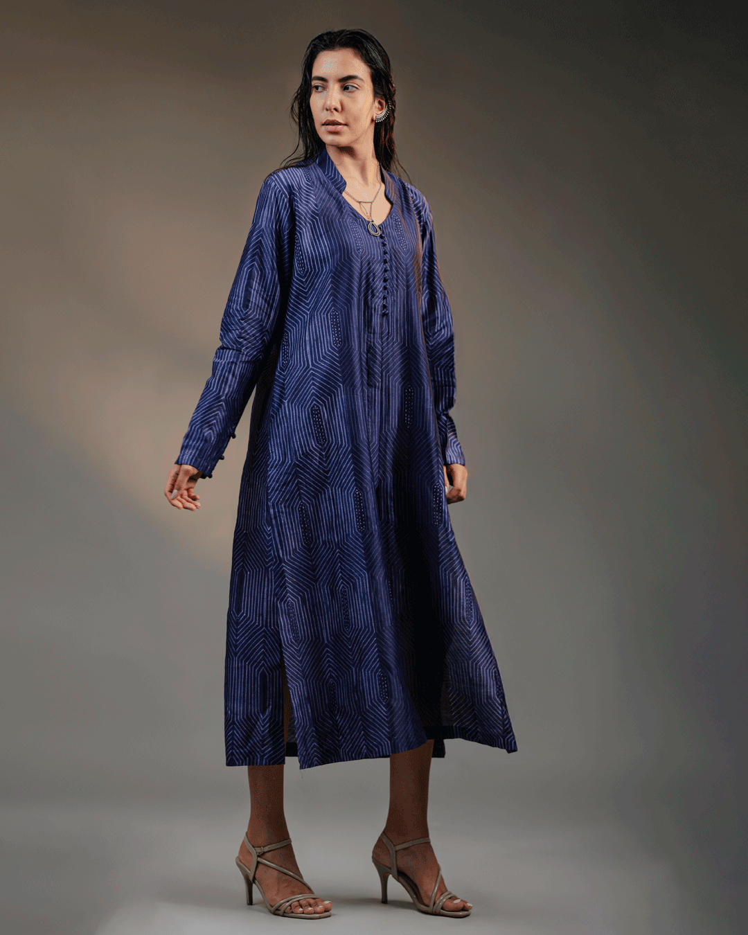 Celestial Prism - Shibori Kurta