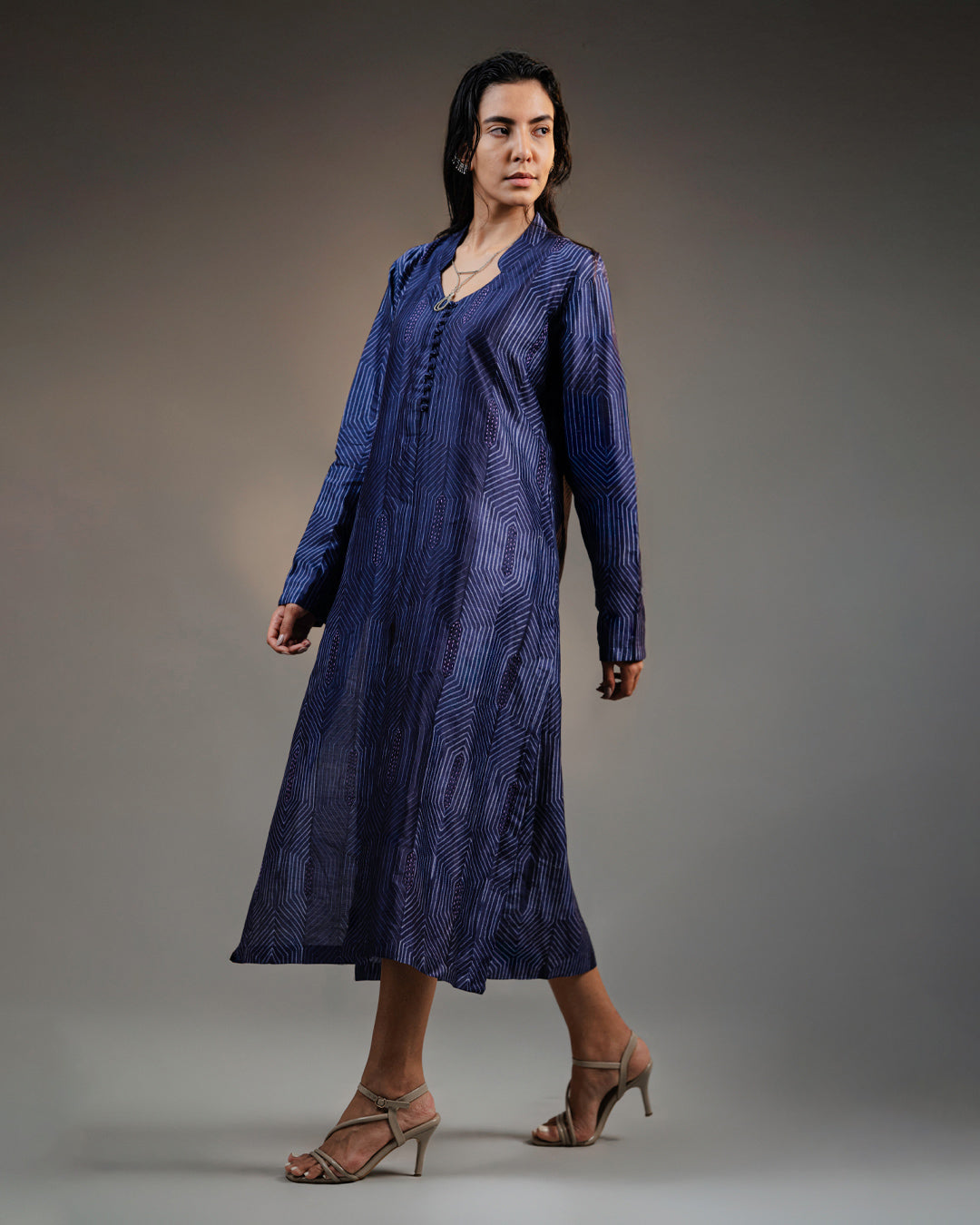 Celestial Prism - Shibori Kurta