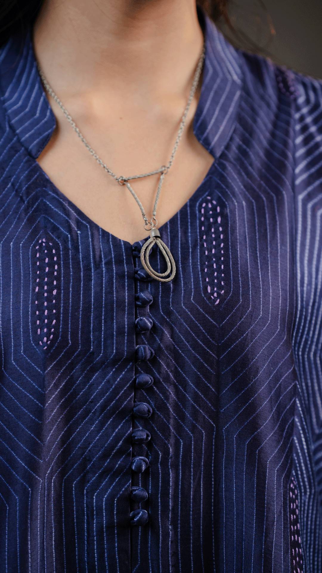 Celestial Prism - Shibori Kurta