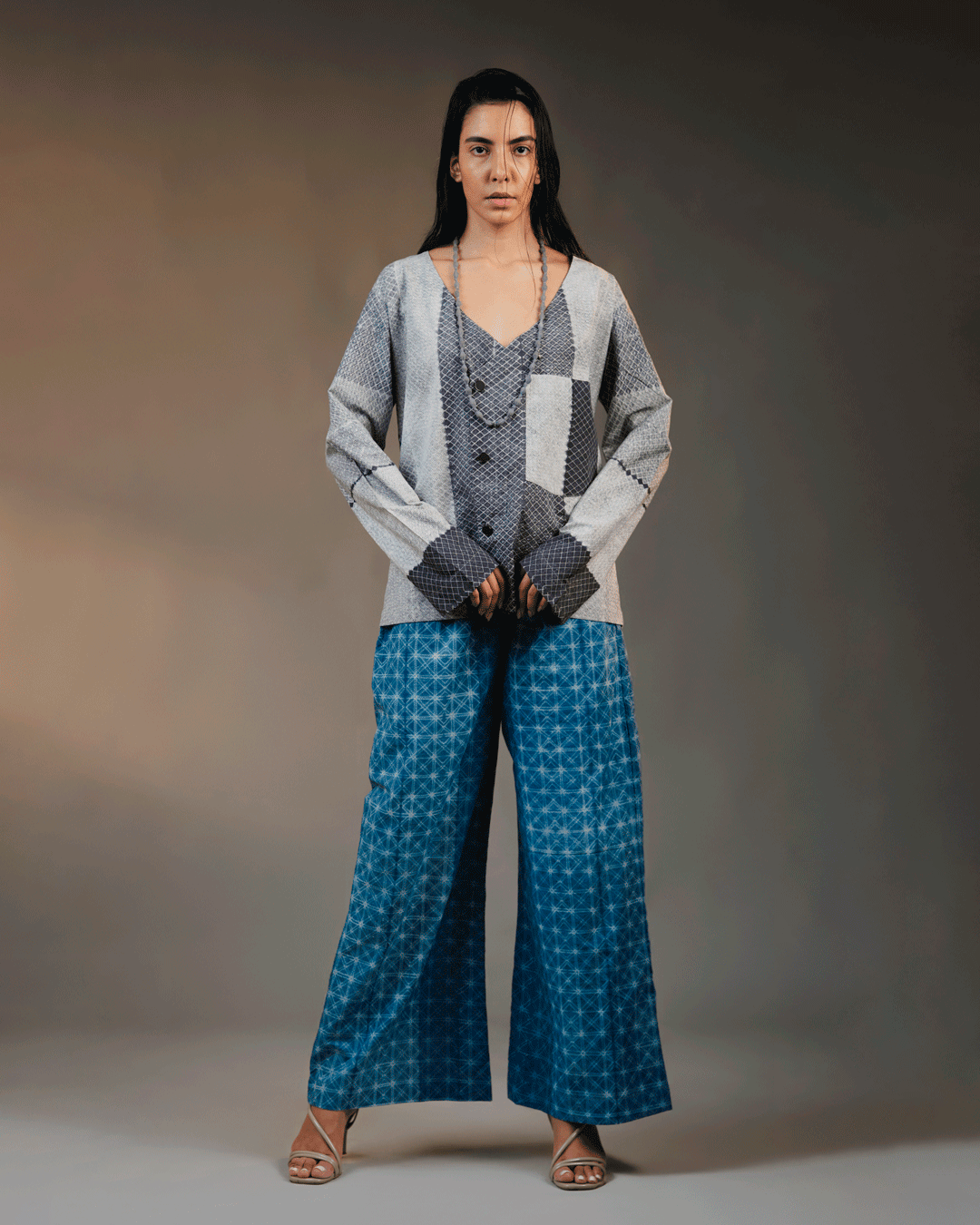 Spider web Kimono Shirt