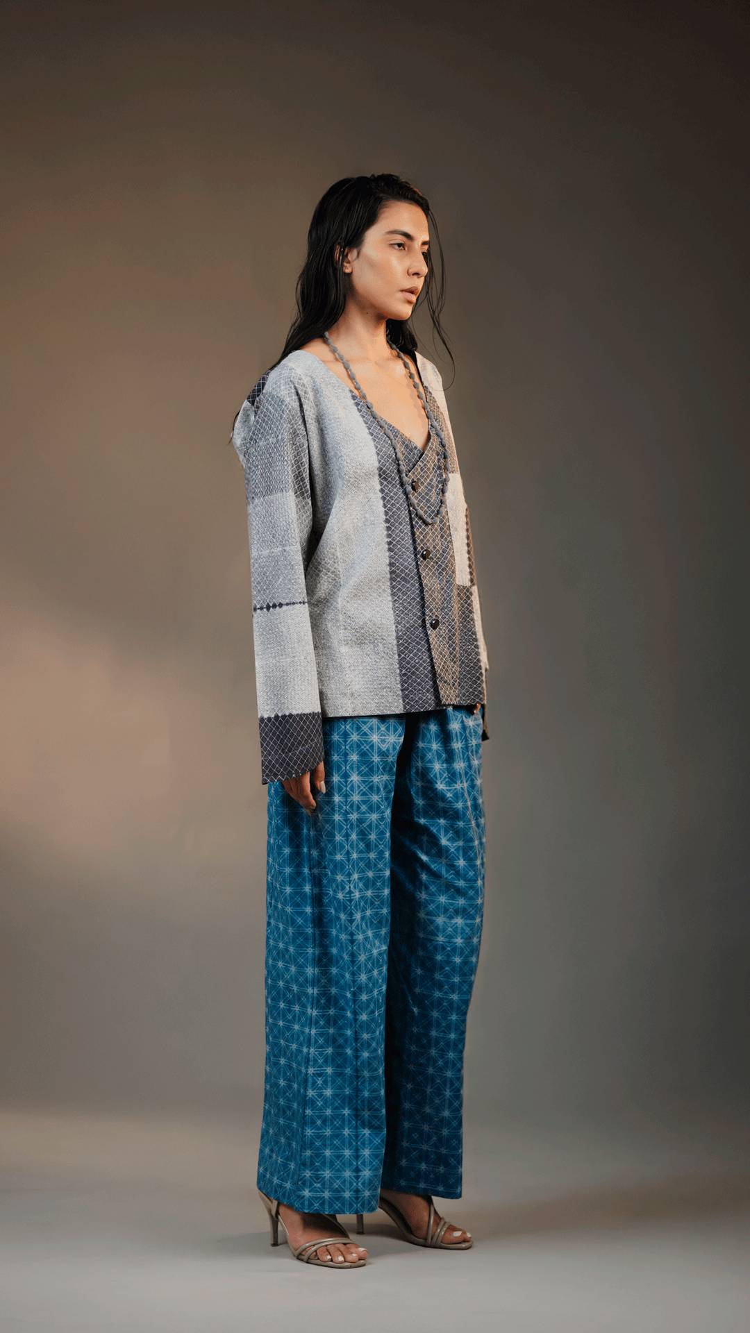 Spider web Kimono Shirt