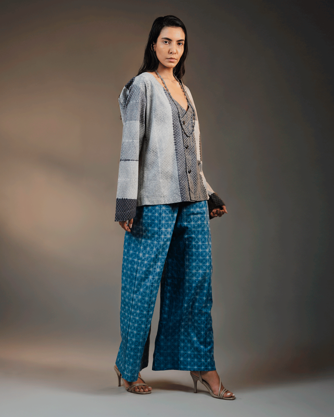 Spider web Kimono Shirt