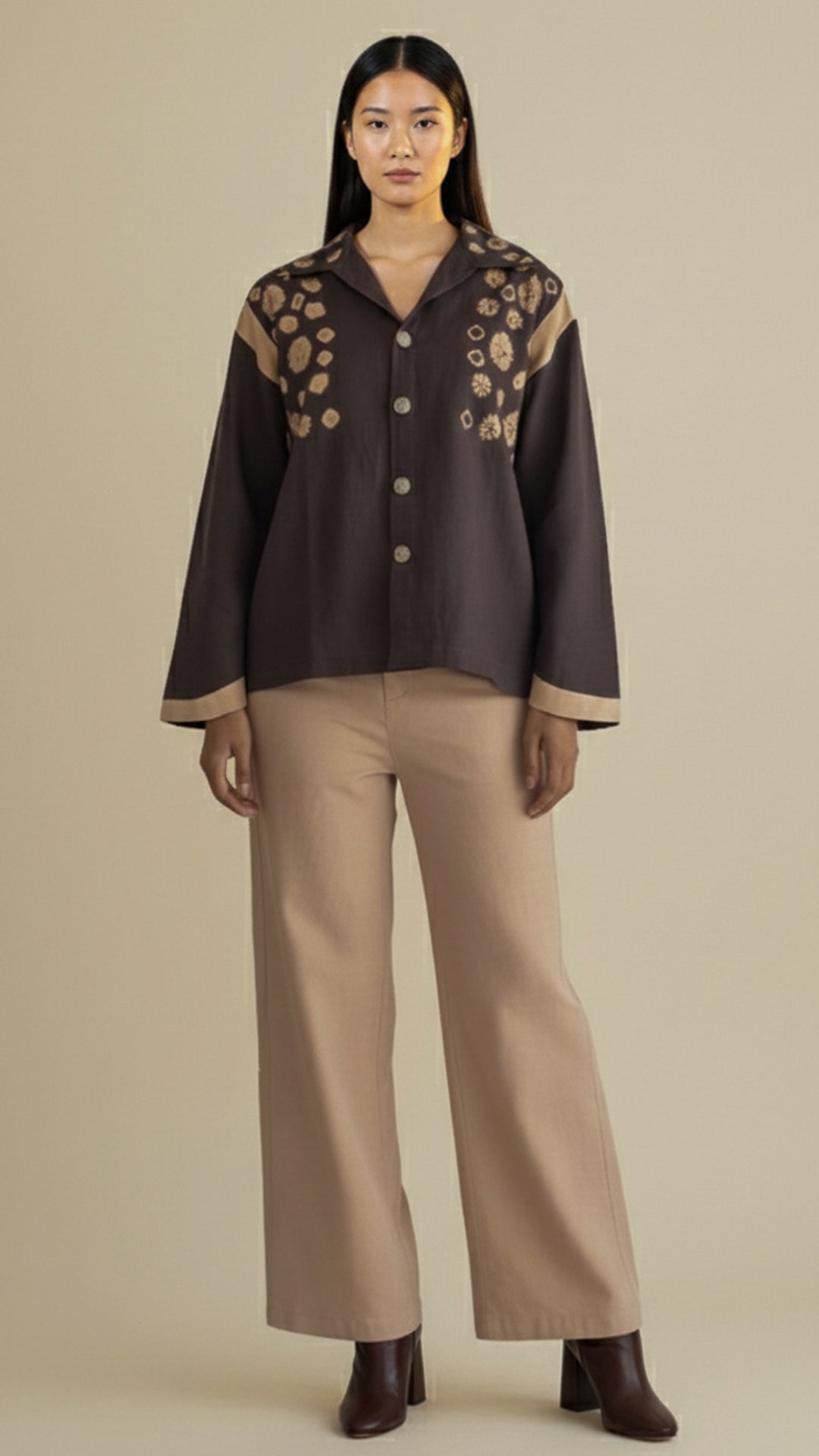 Mocha Terrain Linen Set