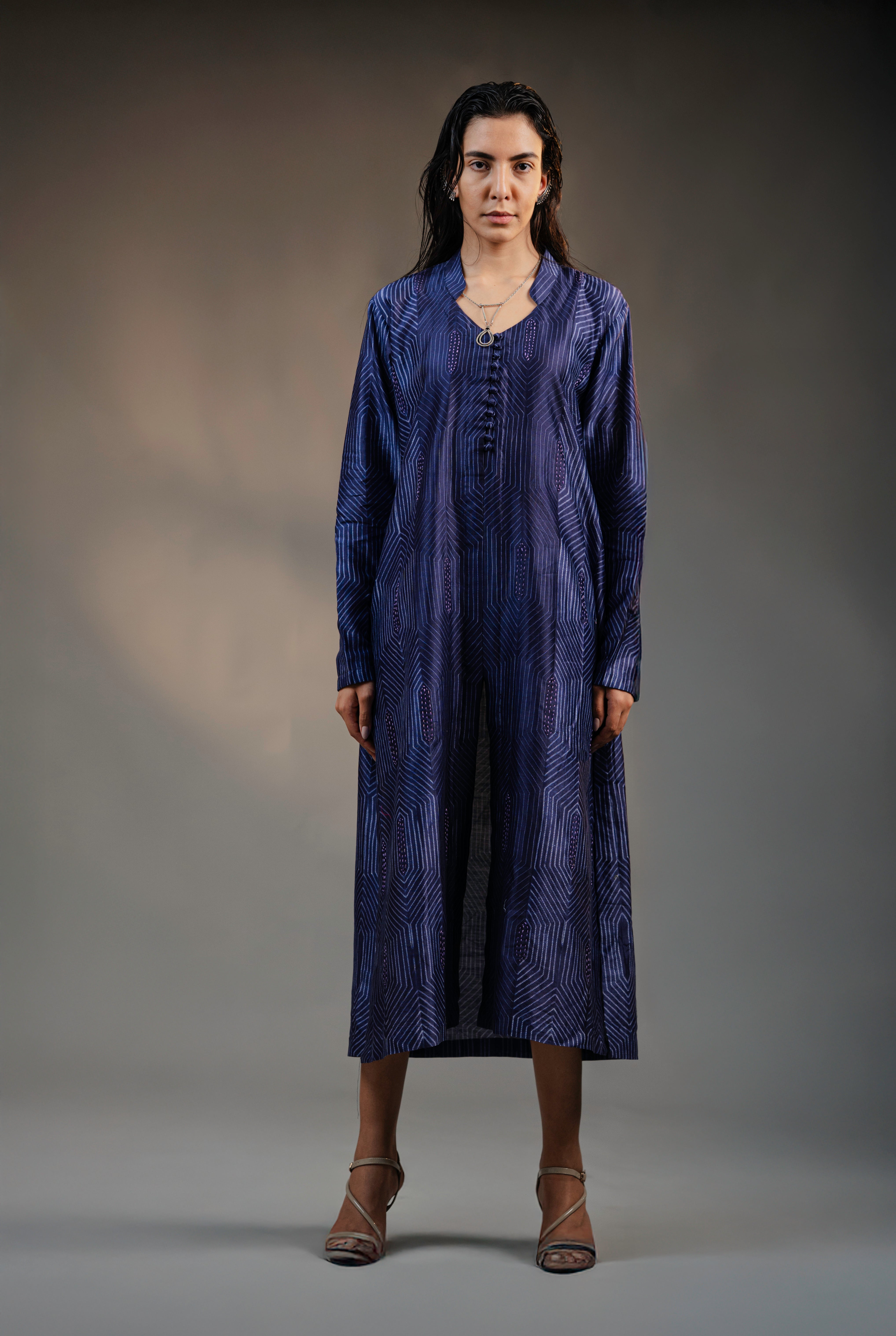 Celestial Prism - Shibori Kurta