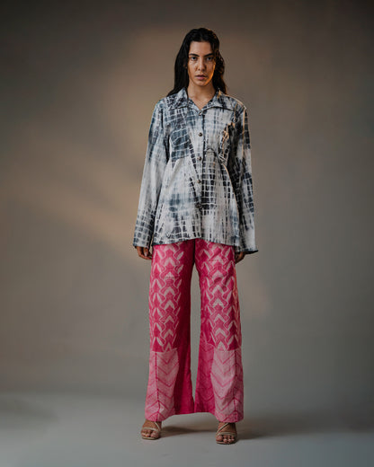 Kanoko Shibori Black& White