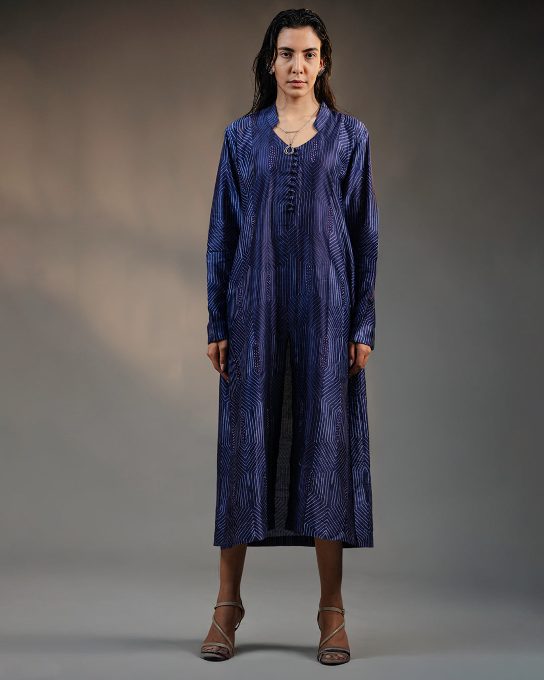 Celestial Prism - Shibori Kurta