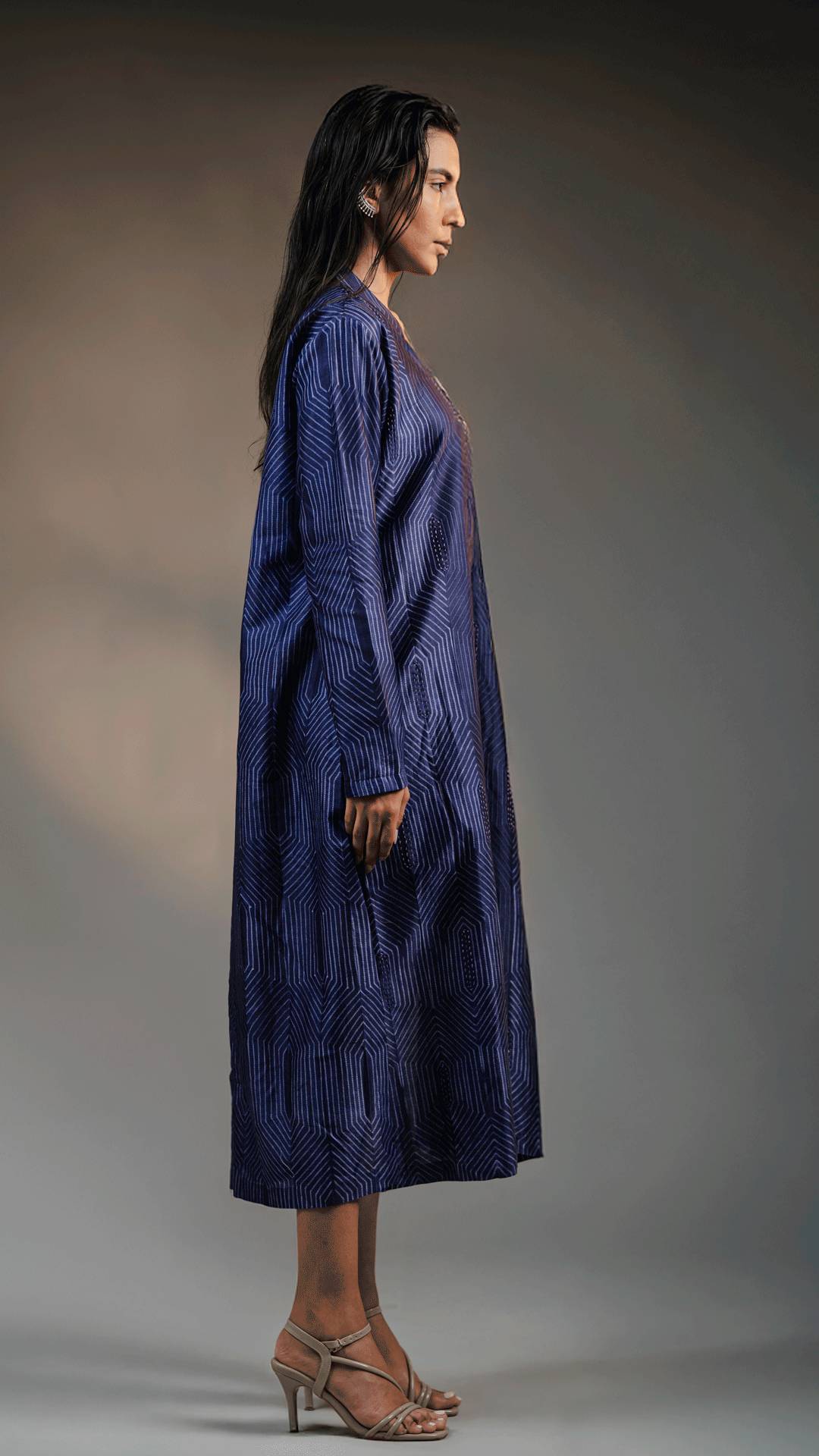 Celestial Prism - Shibori Kurta