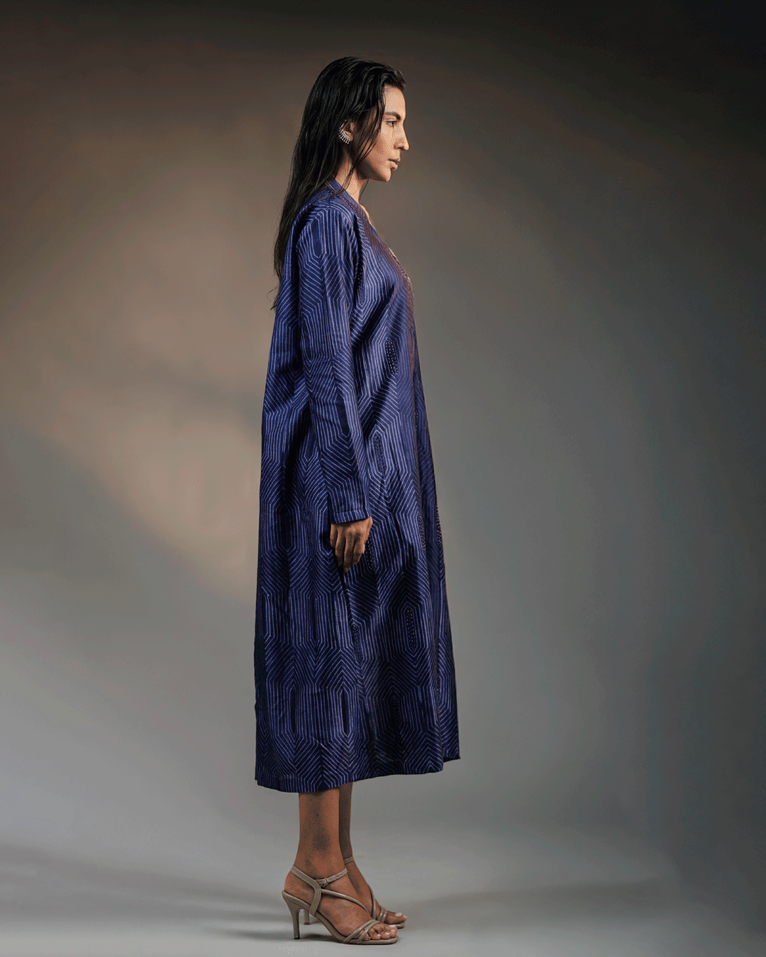 Celestial Prism - Shibori Kurta