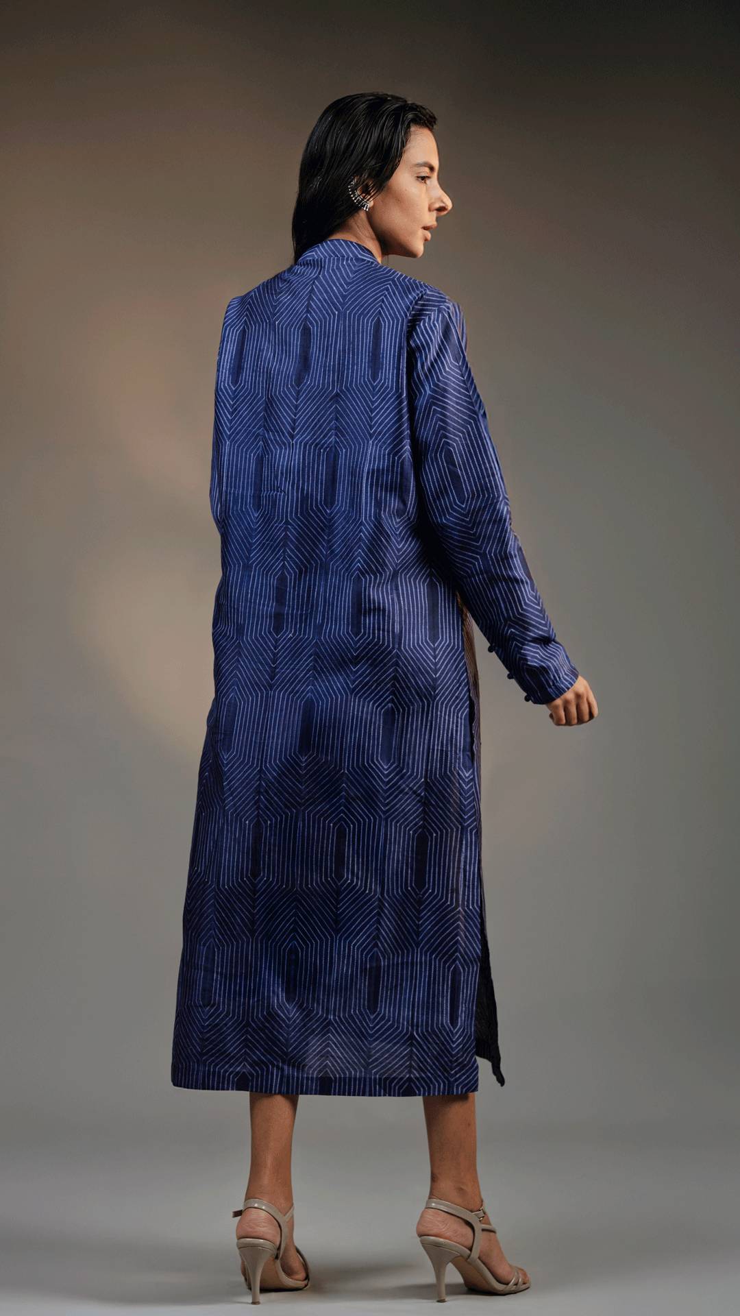 Celestial Prism - Shibori Kurta
