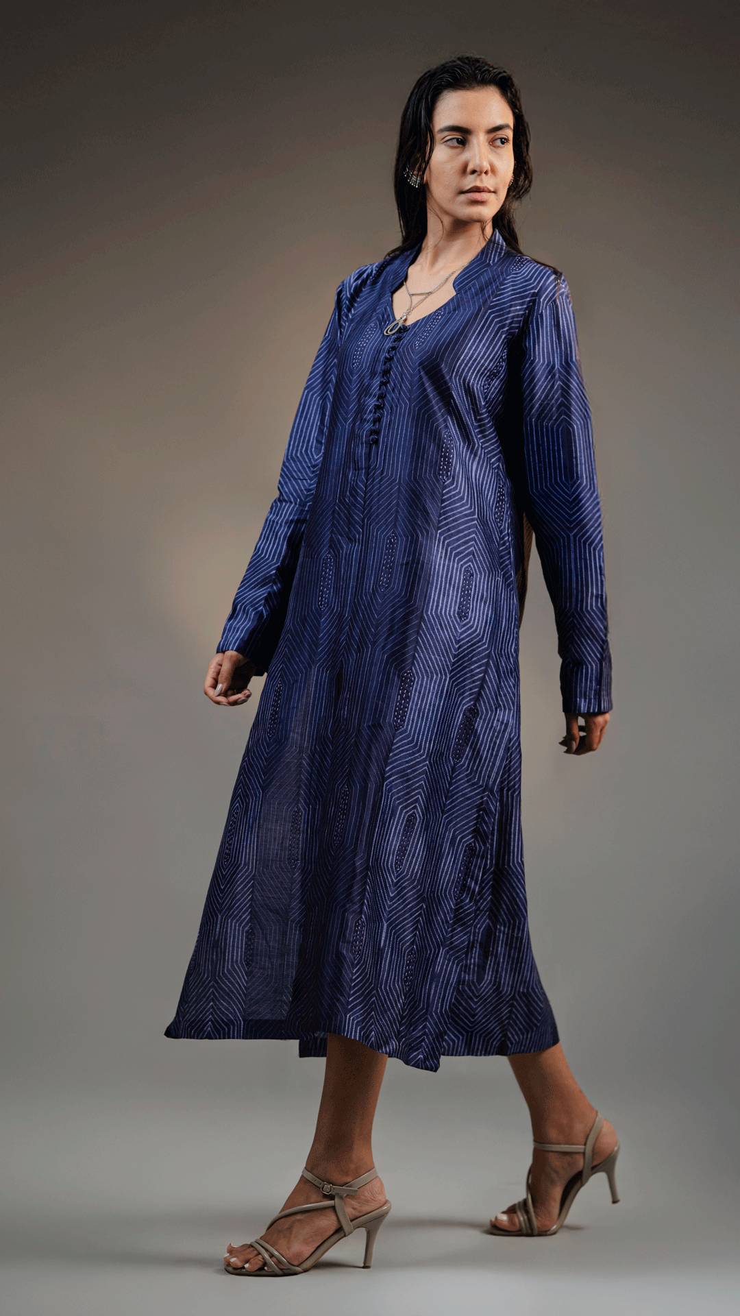 Celestial Prism - Shibori Kurta