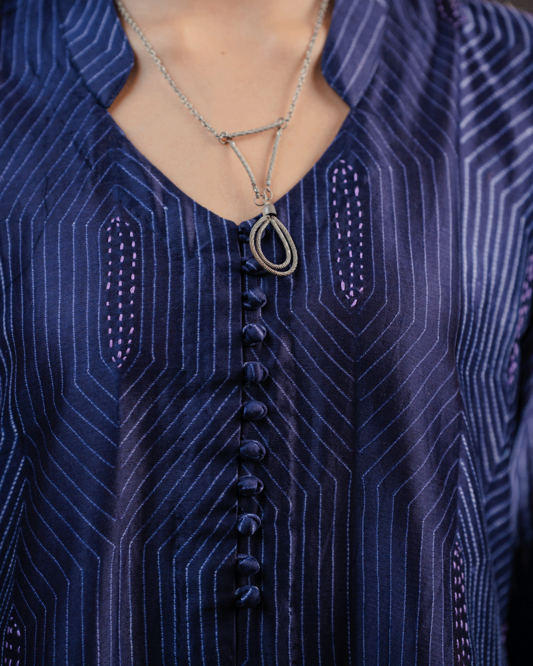 Celestial Prism - Shibori Kurta