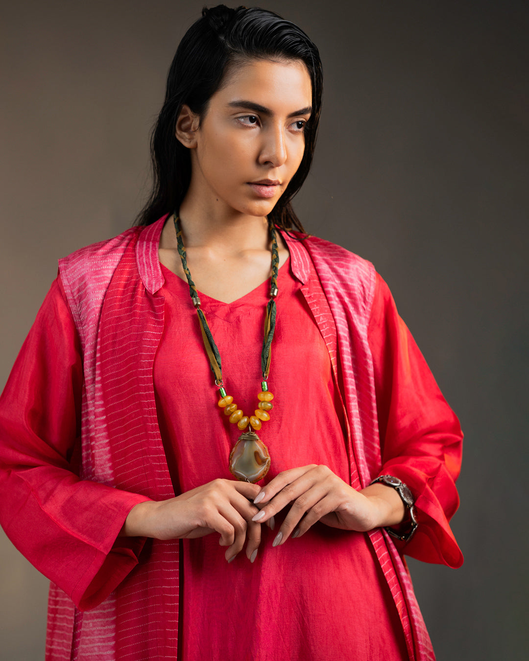 Horizon Flow - Kurta and Jacket Set