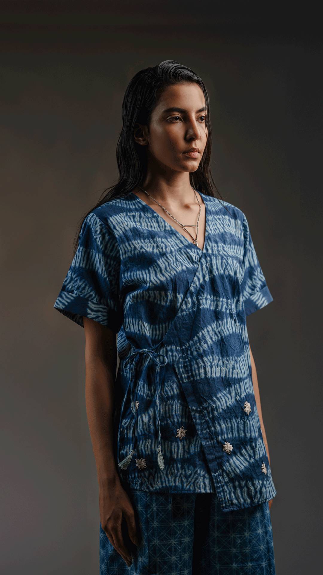 Ocean Veil Kimono Shirt