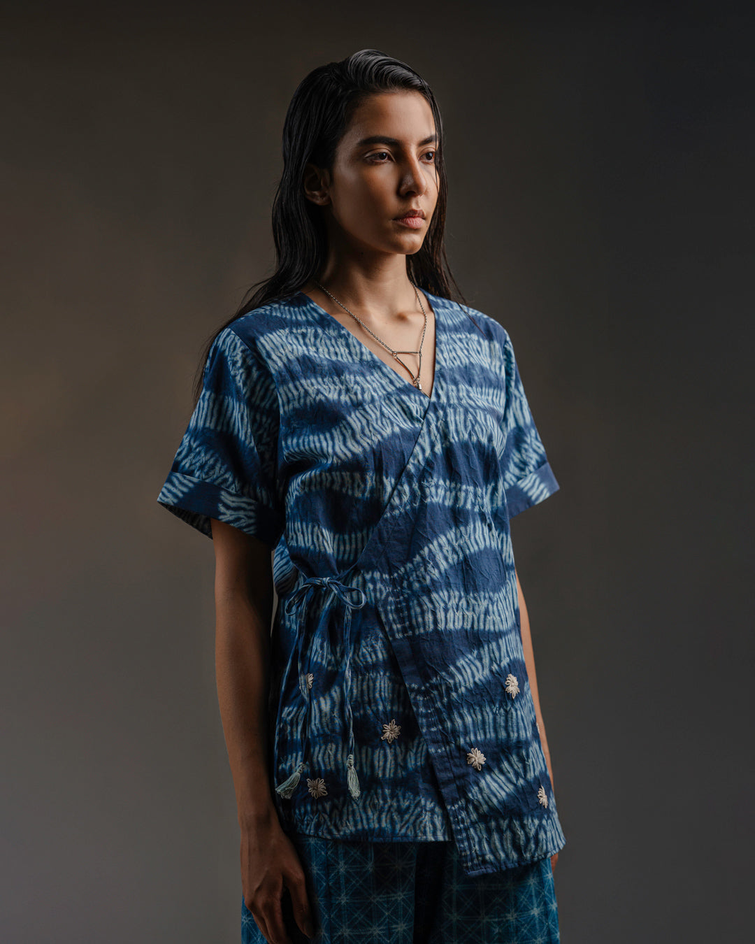 Ocean Veil Kimono Shirt