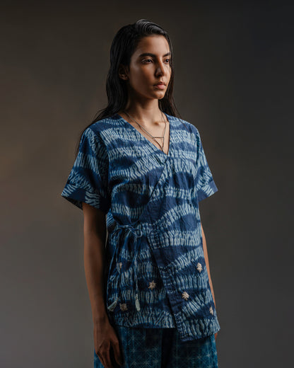 Ocean Veil Kimono Shirt
