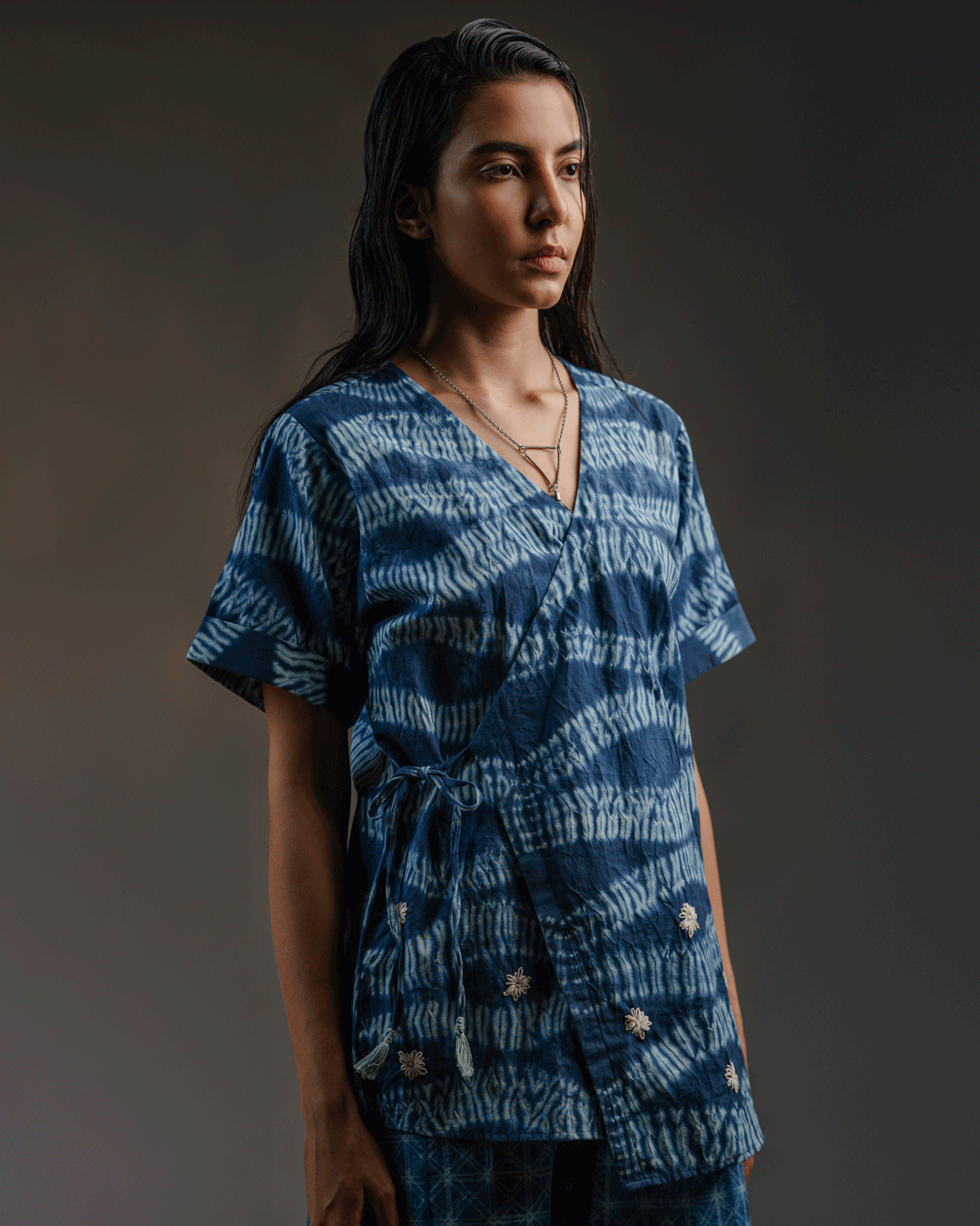 Ocean Veil Kimono Shirt