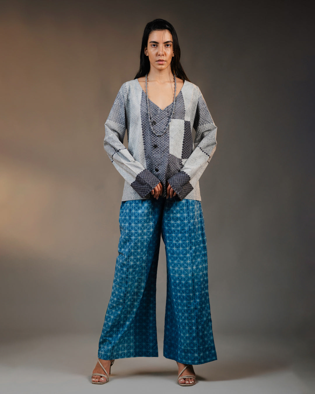 Spider web Kimono Shirt