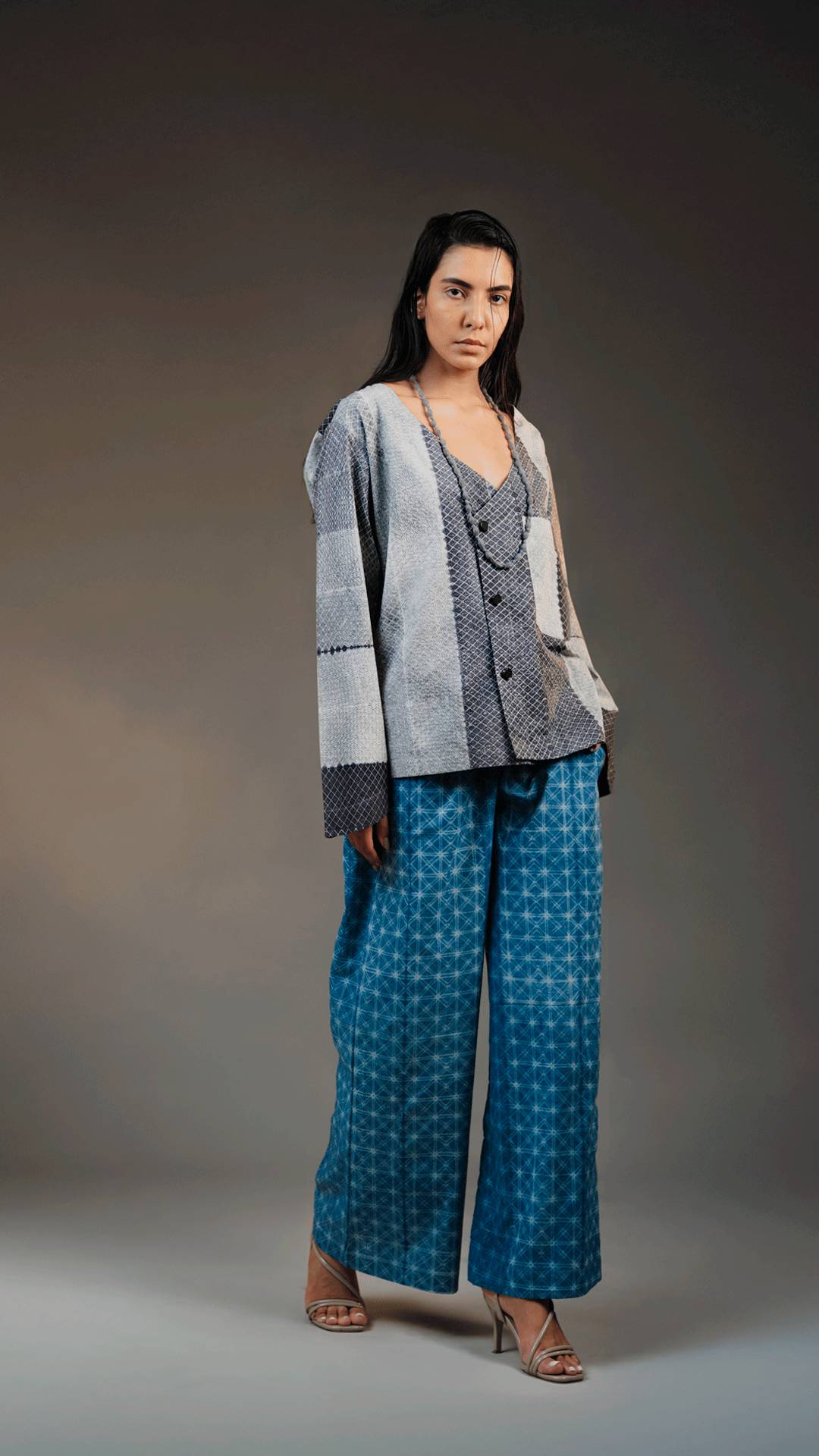 Spider web Kimono Shirt