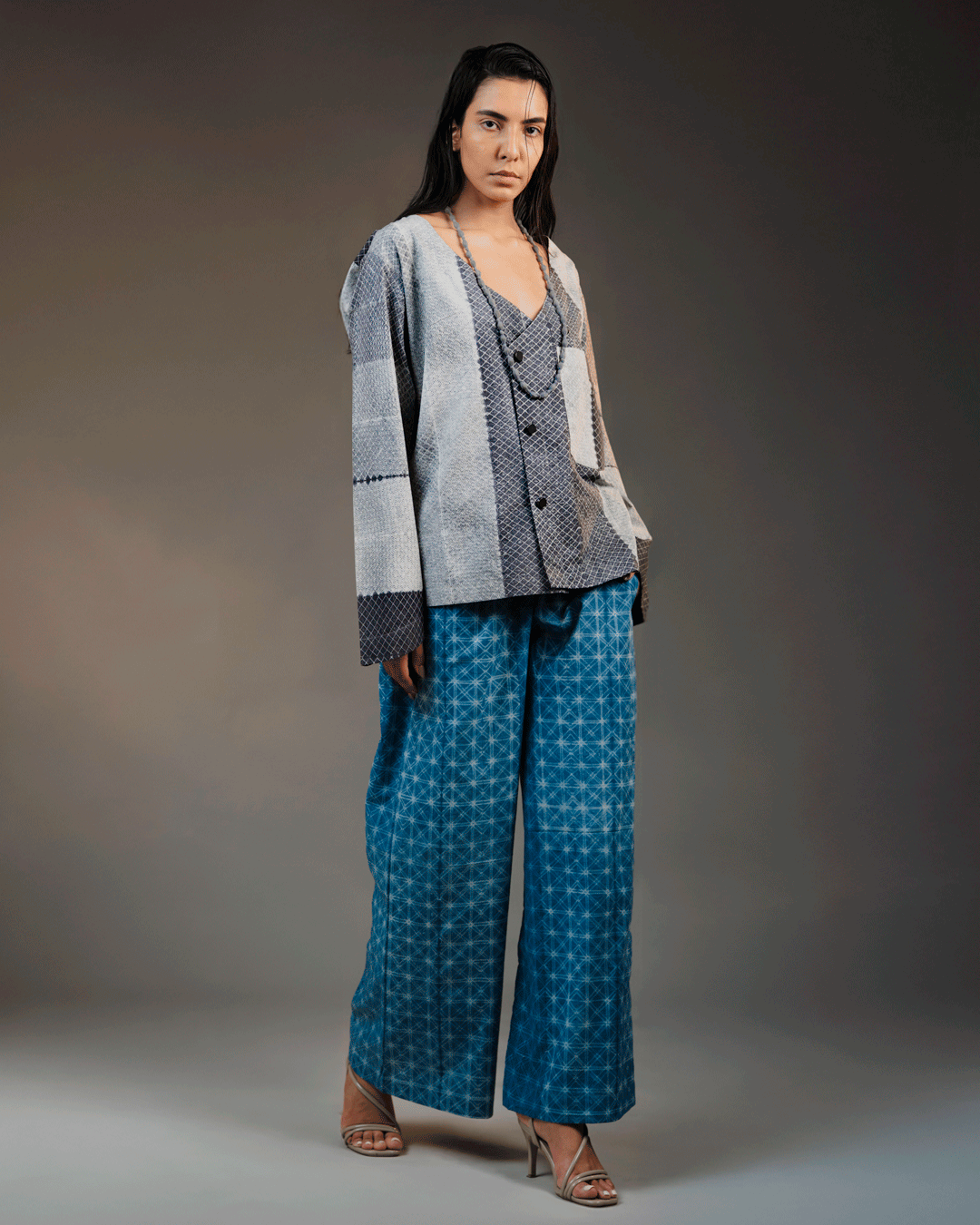 Spider web Kimono Shirt