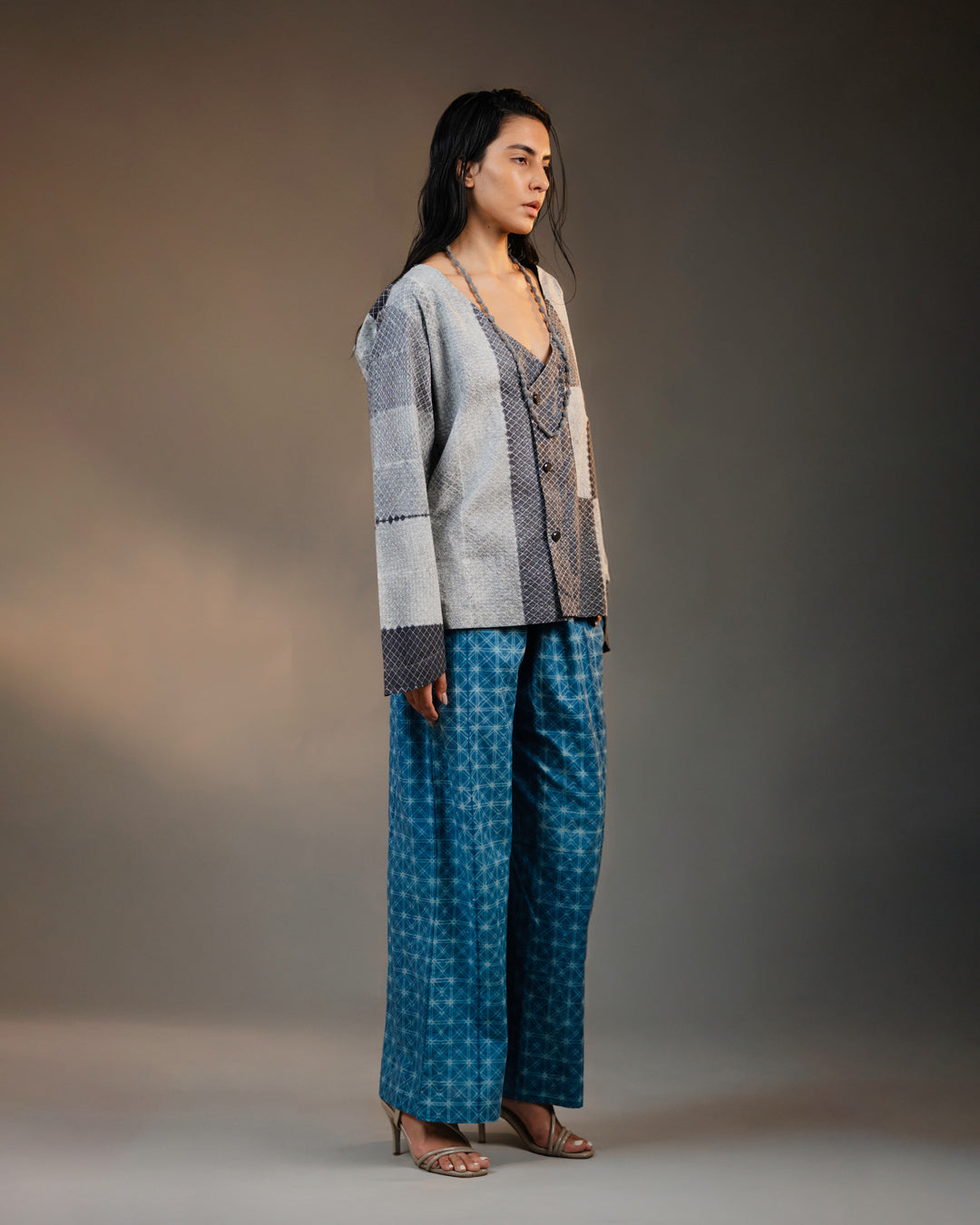 Spider web Kimono Shirt