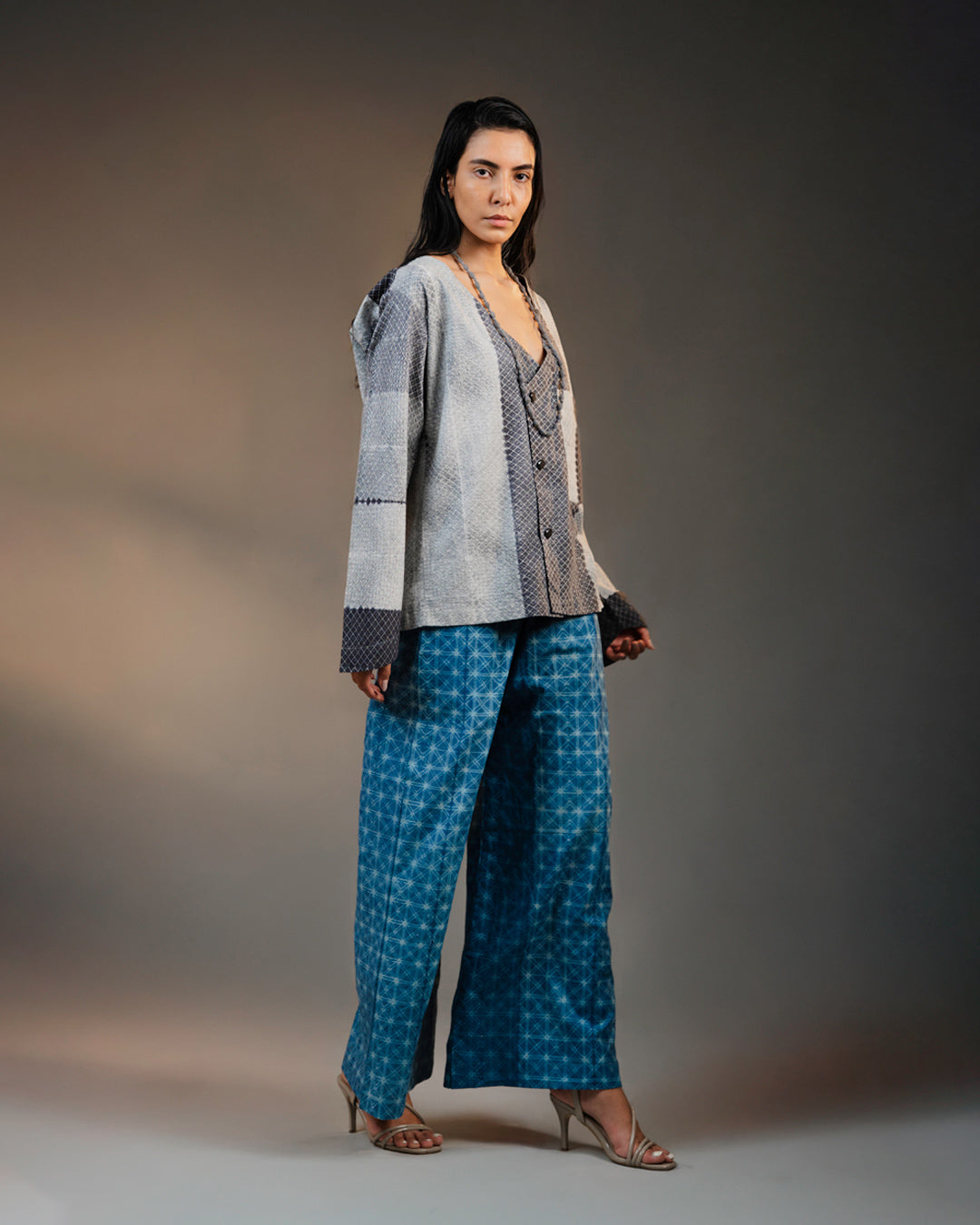 Spider web Kimono Shirt