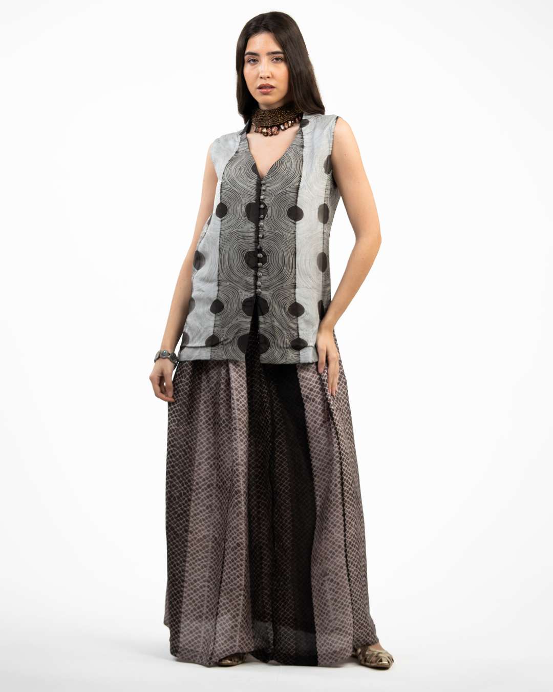Paris Inspired Shibori Flare