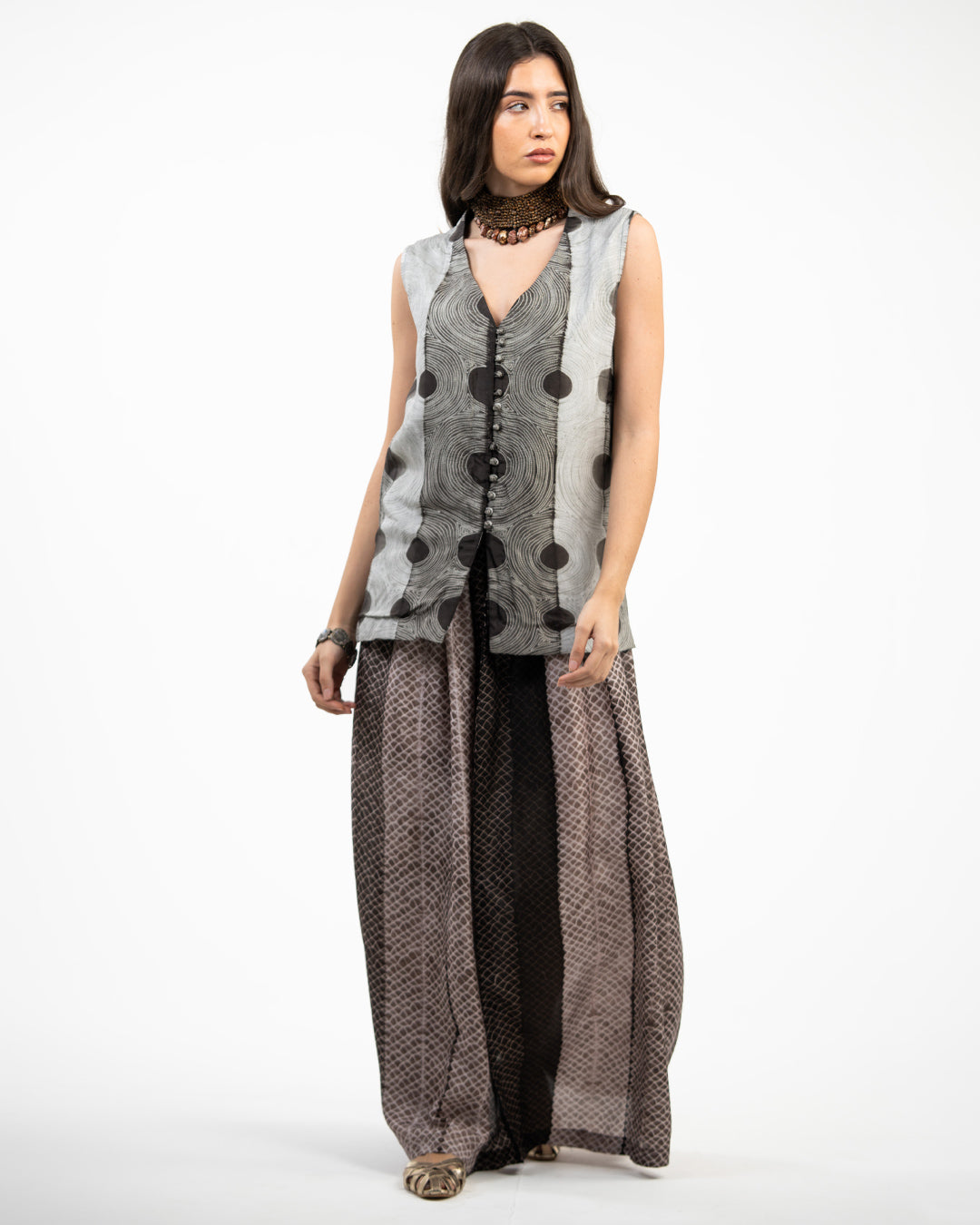 Paris Inspired Shibori Flare