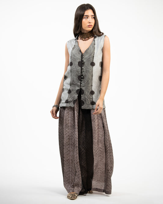 Paris Inspired Shibori Flare