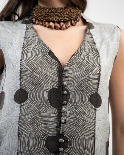 Paris Inspired Shibori Flare