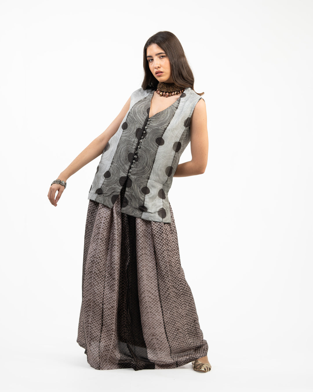Paris Inspired Shibori Flare