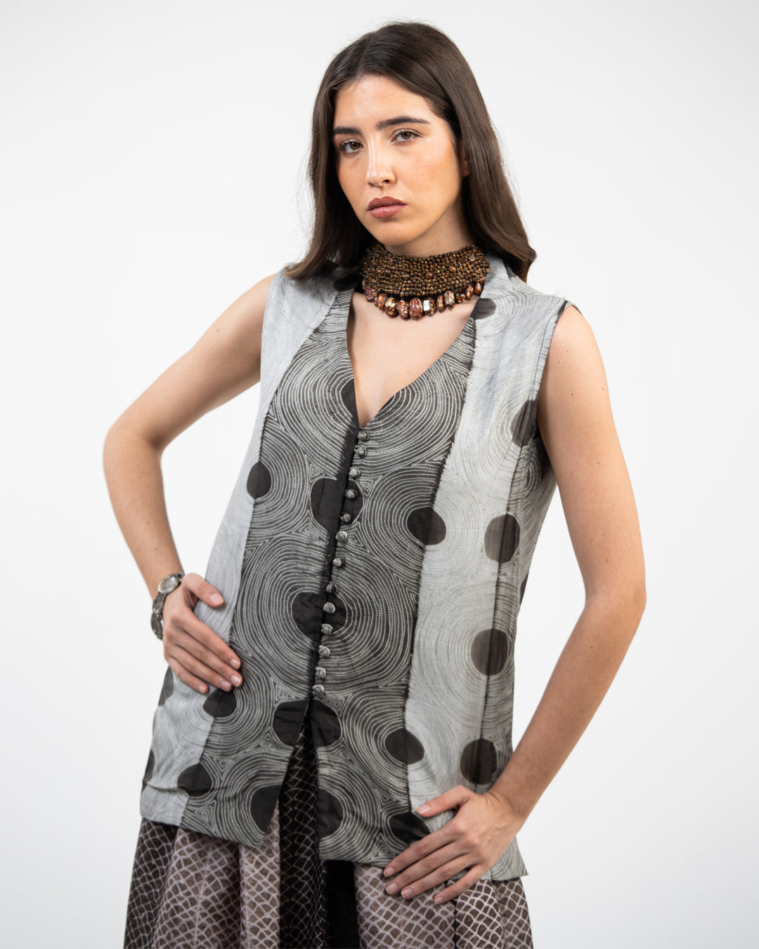 Paris Inspired Shibori Flare