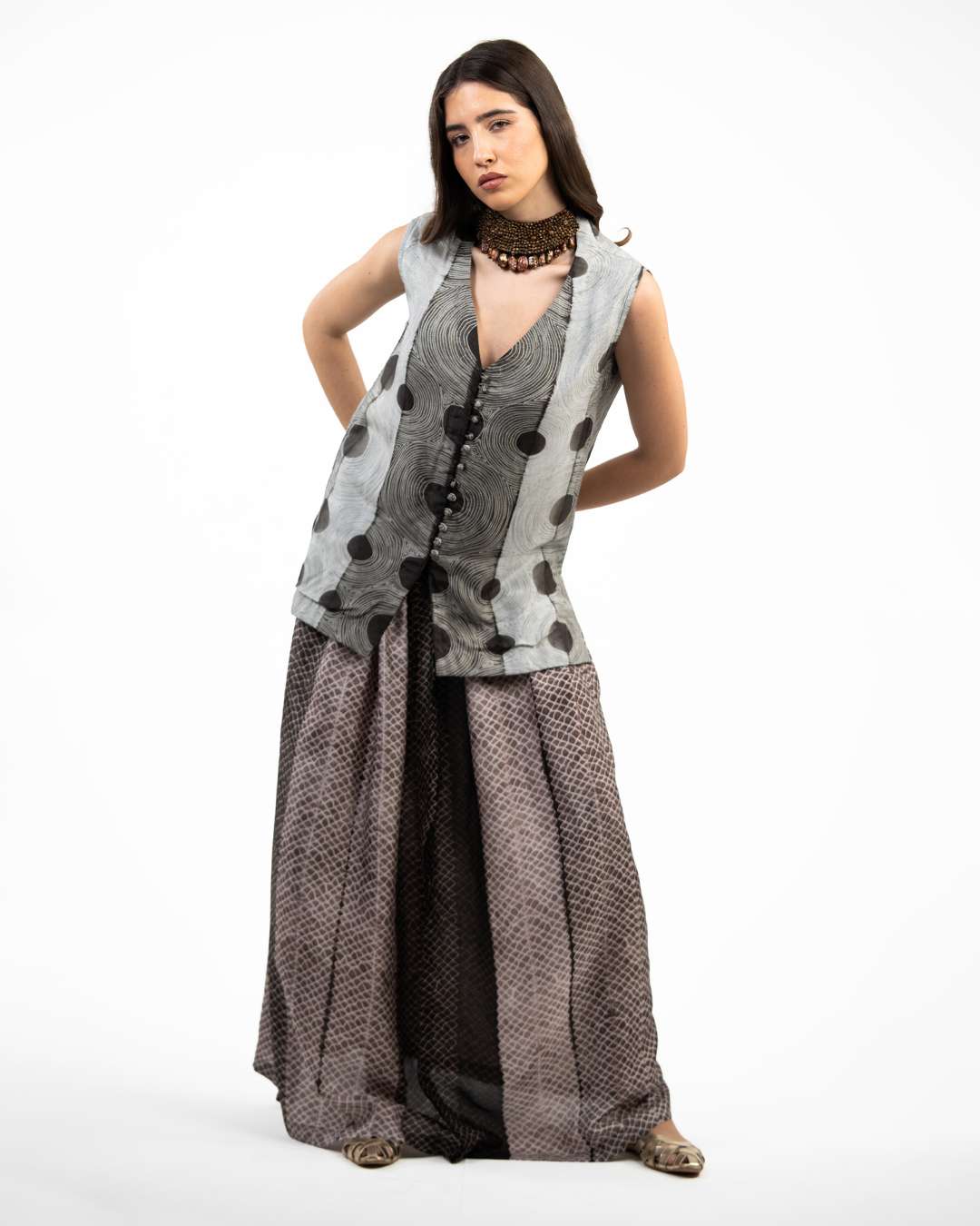 Paris Inspired Shibori Flare