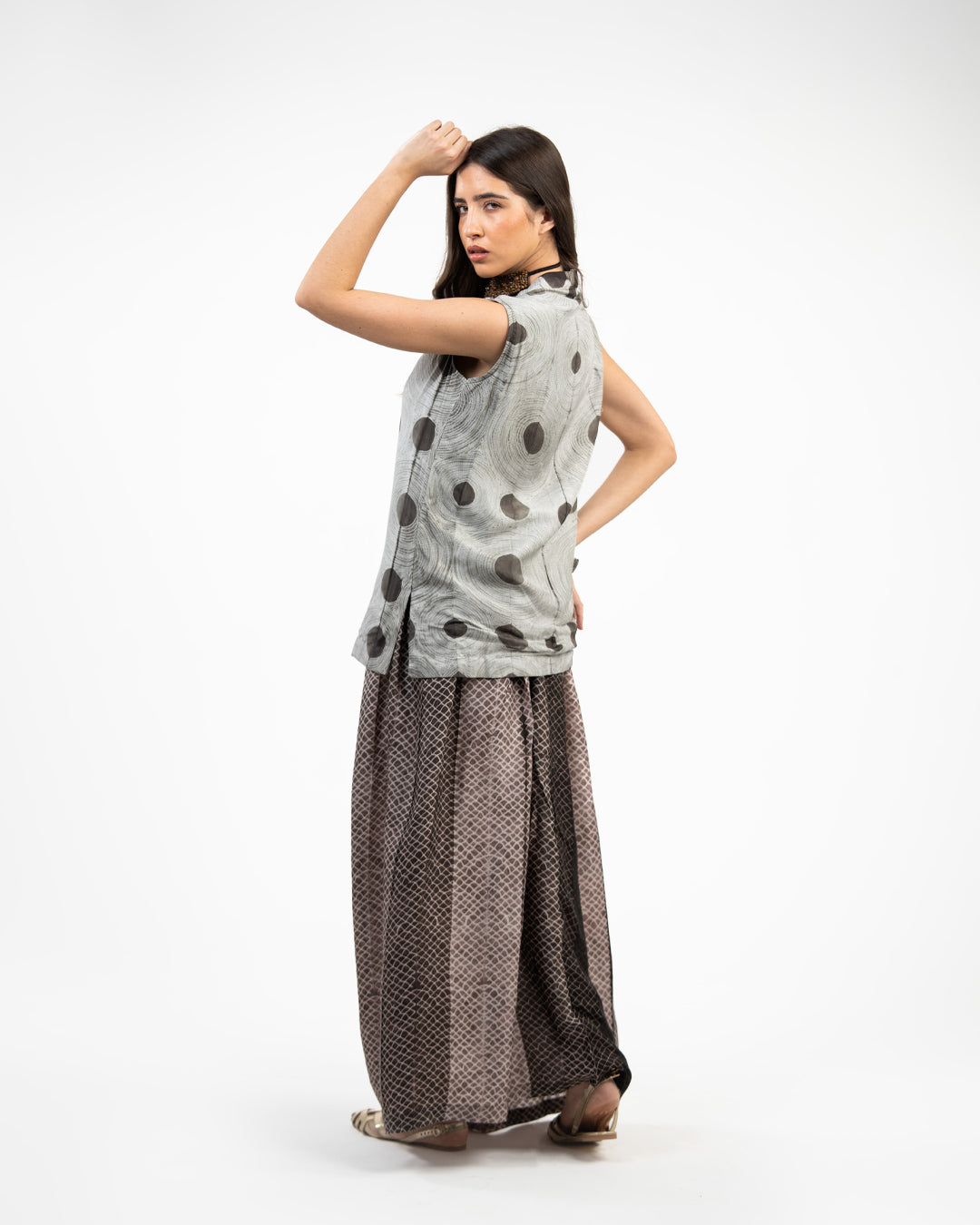 Paris Inspired Shibori Flare