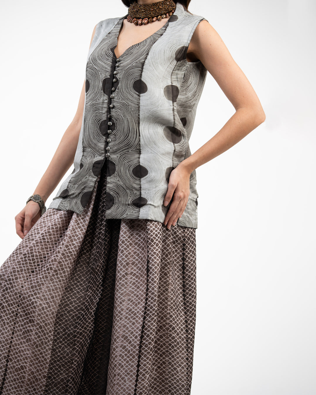 Paris Inspired Shibori Flare