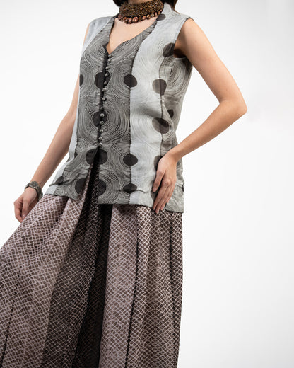 Paris Inspired Shibori Flare
