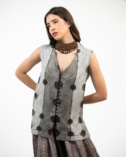 Paris Inspired Shibori Flare