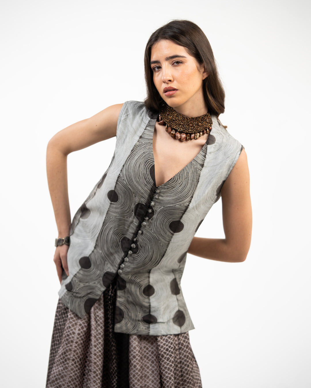 Paris Inspired Shibori Flare