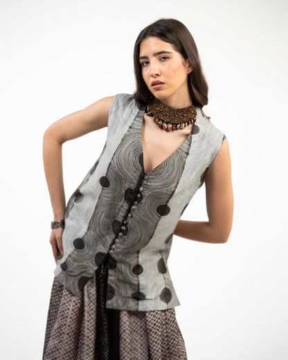 Paris Inspired Shibori Flare