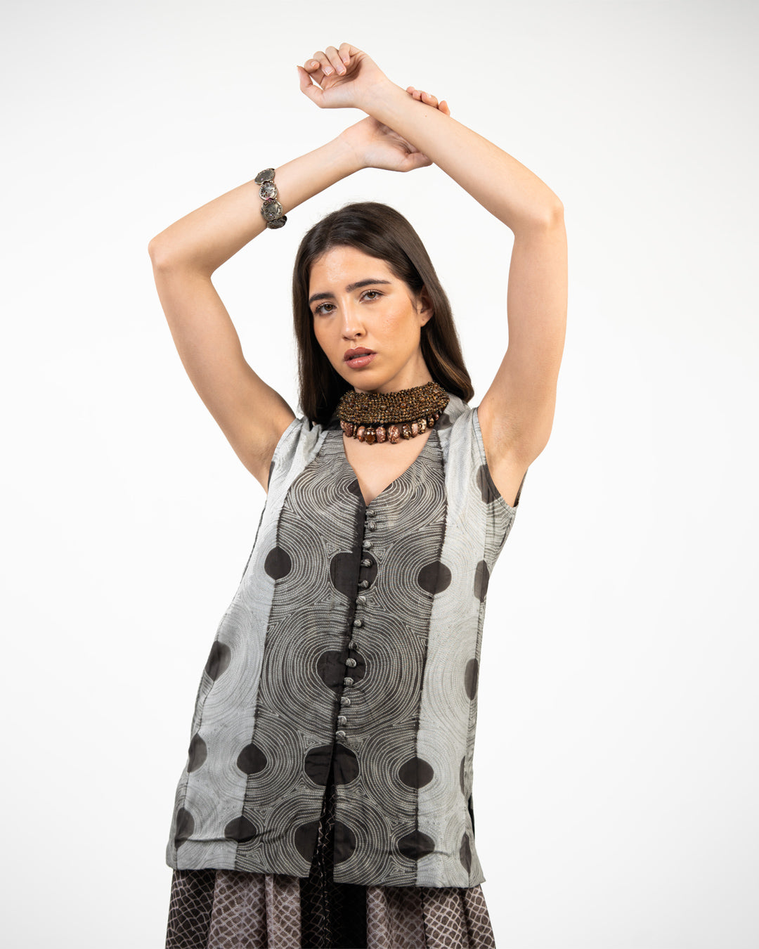Paris Inspired Shibori Flare