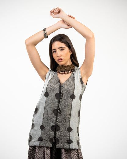 Paris Inspired Shibori Flare