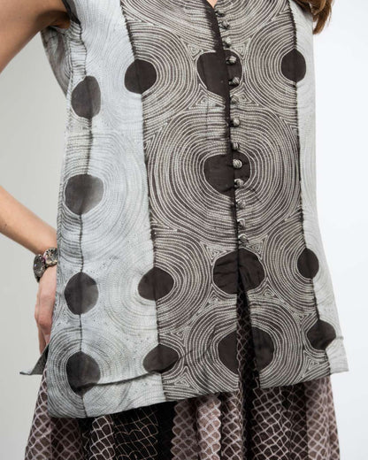Paris Inspired Shibori Flare