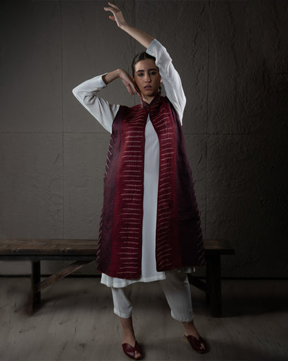 Red Ocean Shibori Jacket