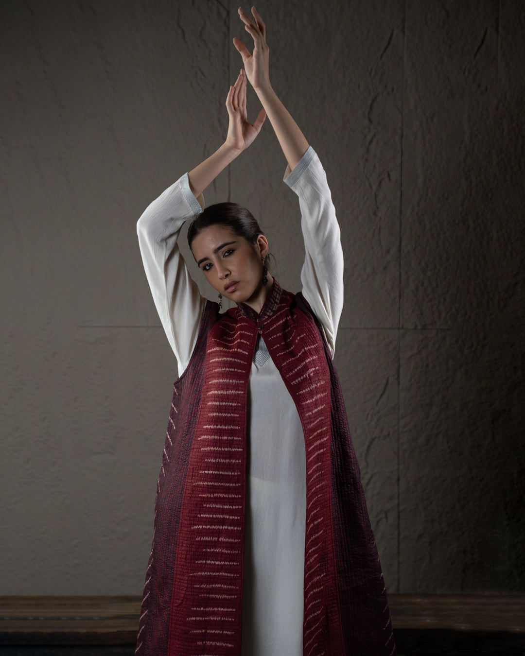 Red Ocean Shibori Jacket