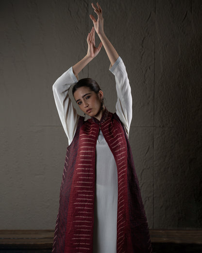 Red Ocean Shibori Jacket