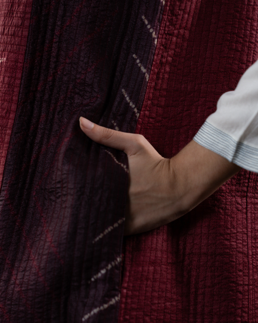 Red Ocean Shibori Jacket